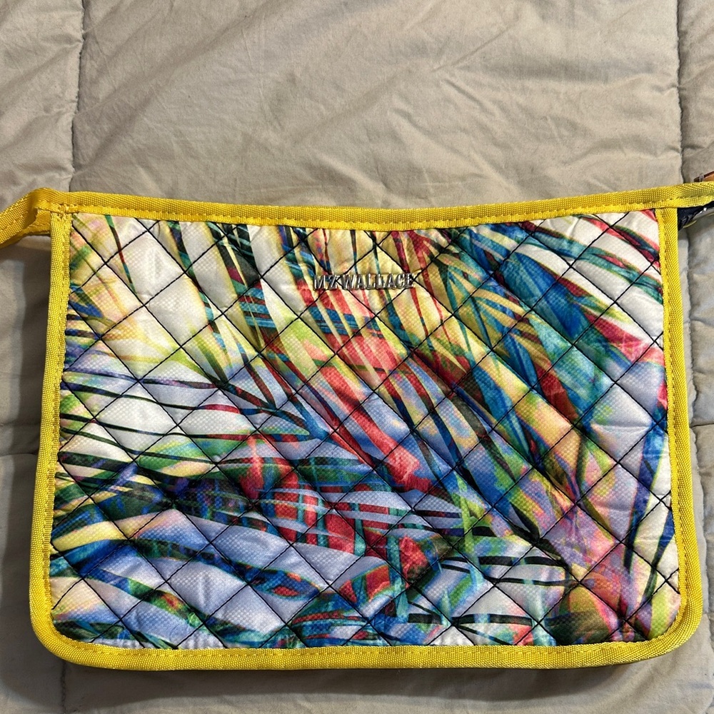 MZ Wallace Metro Clutch Summer Palm New